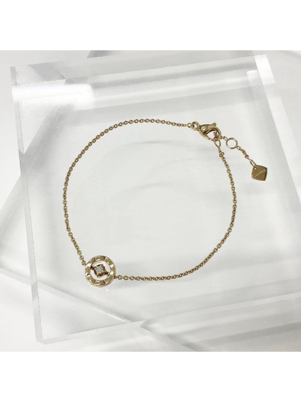 Chanel Coco Crush Diamond Bracelet Gold